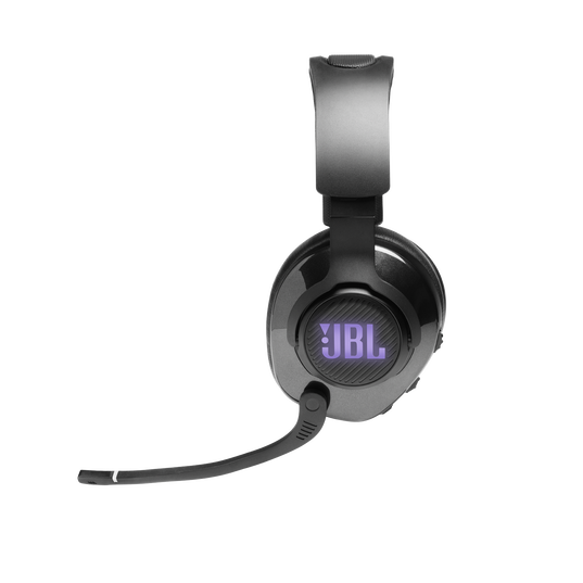 JBL Quantum 400 - Black - USB over-ear PC gaming headset with game-chat dial - Detailshot 5